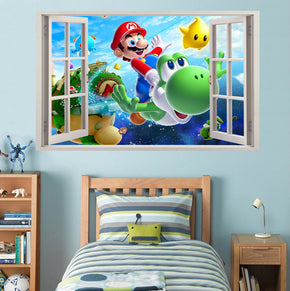 Personnages de jeu vidéo 3D Window Wall Sticker Décalque 033
