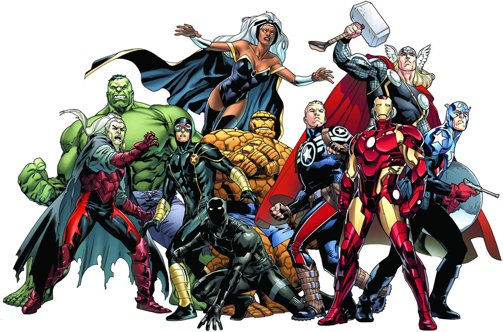 Super Hero Movie Characters Wall Sticker Autocollant Décalque C446