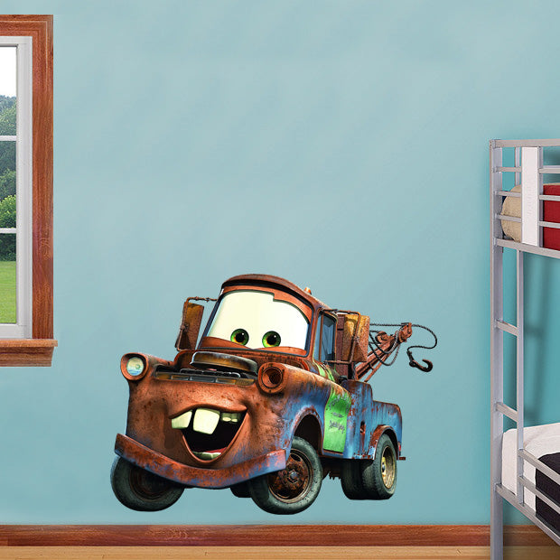 Tow Mater Disney Cars film autocollant mural autocollant C135