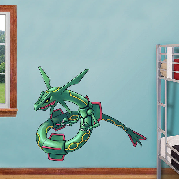 Rayquaza Pokemon Wall Sticker Removable Decal Decor Art Mural C369