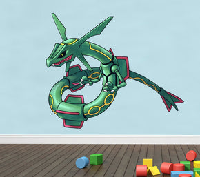 Décal C369 de Rayquaza Pokemon Wall