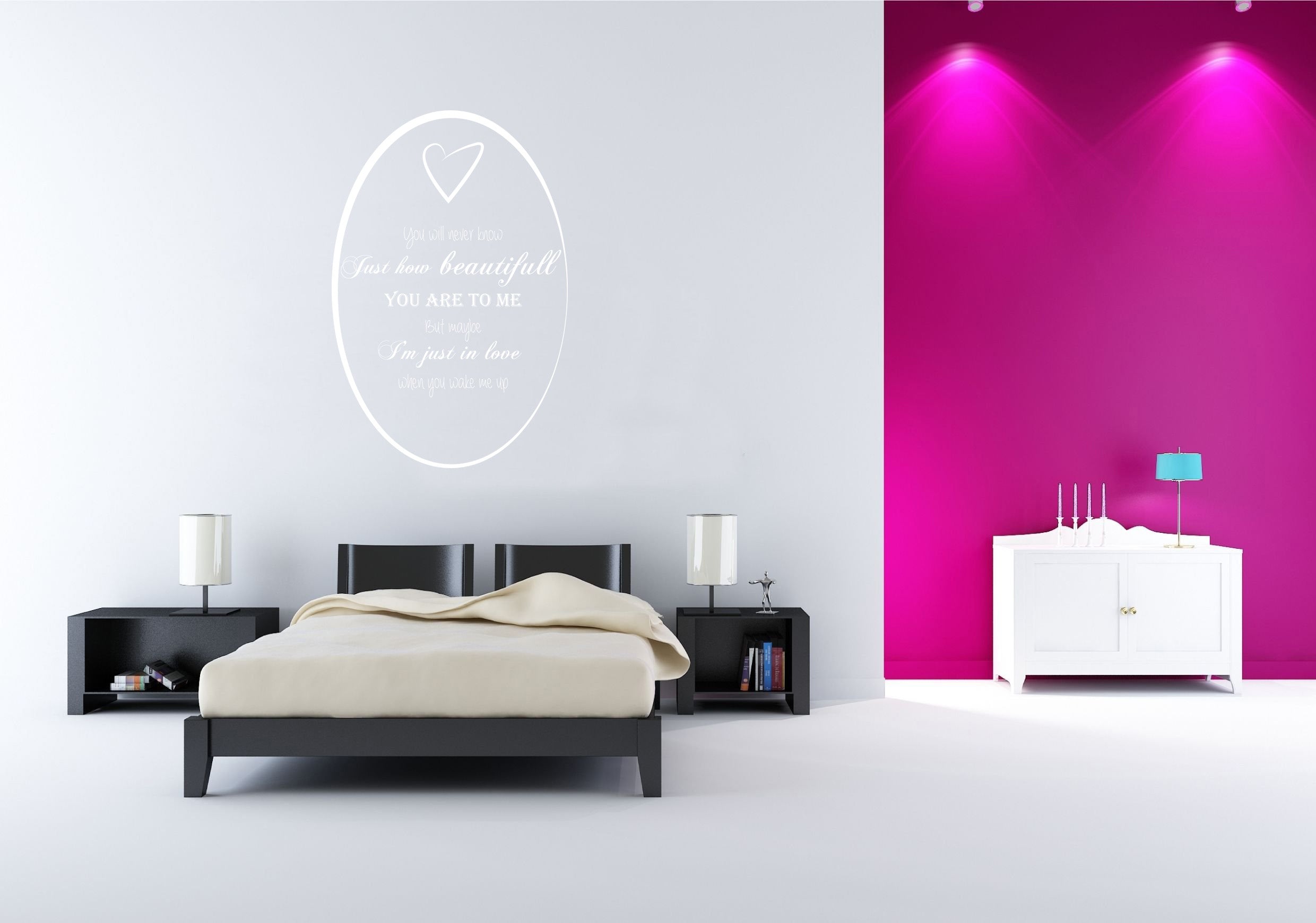 Wake Me Up Inspirational Quotes Wall Sticker Decal SQ101