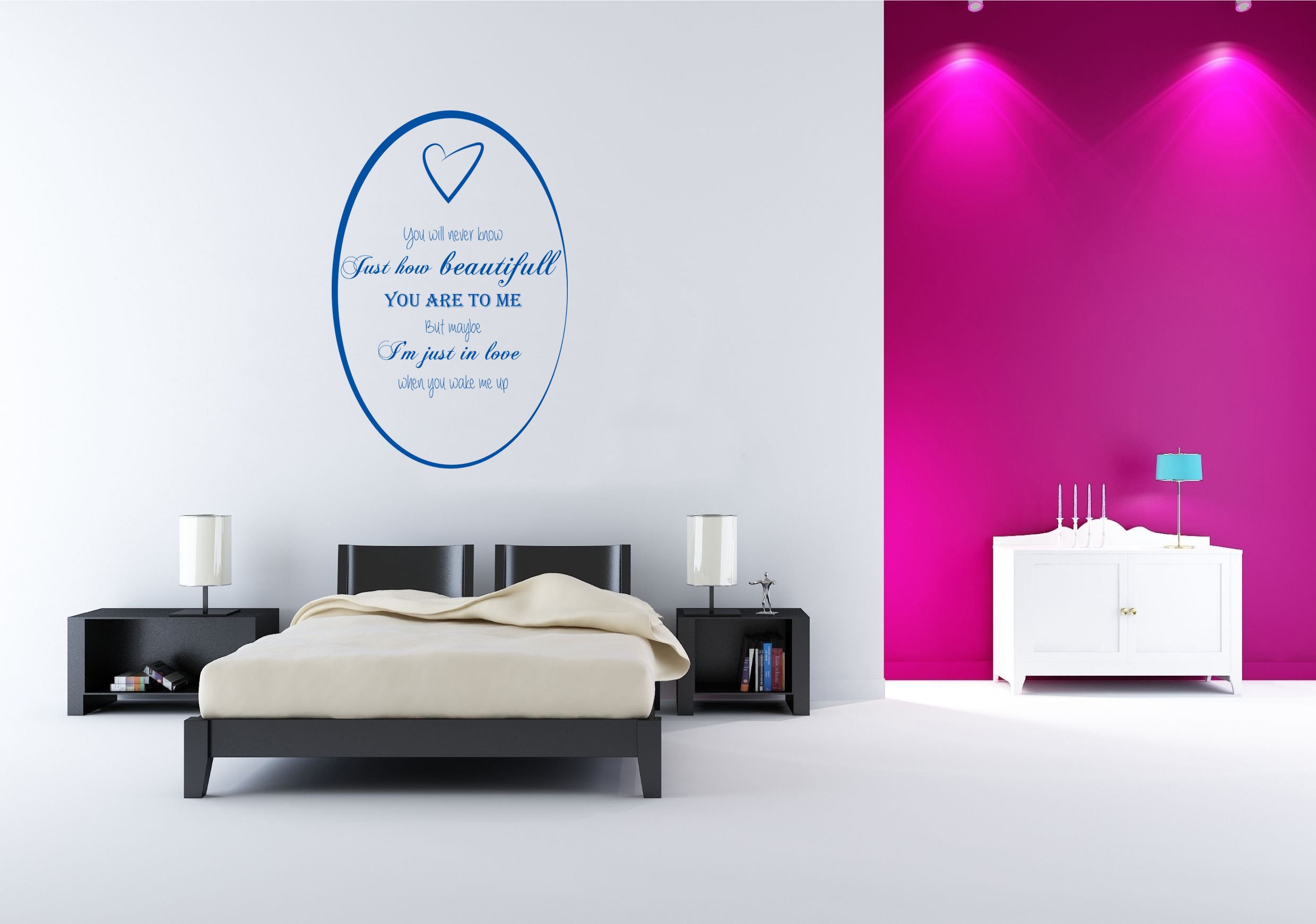 Wake Me Up Inspirational Quotes Wall Sticker Decal SQ101