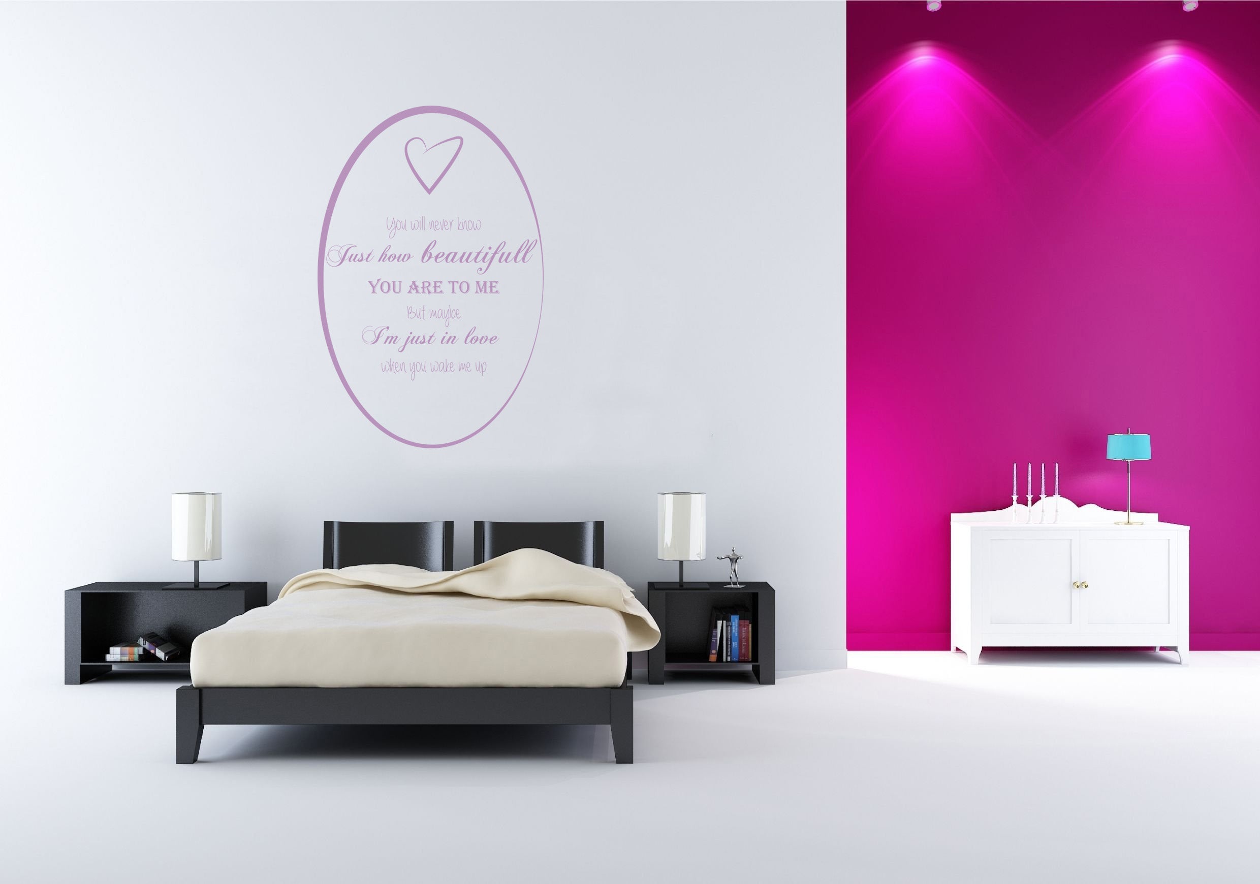 Wake Me Up Inspirational Quotes Wall Sticker Decal SQ101