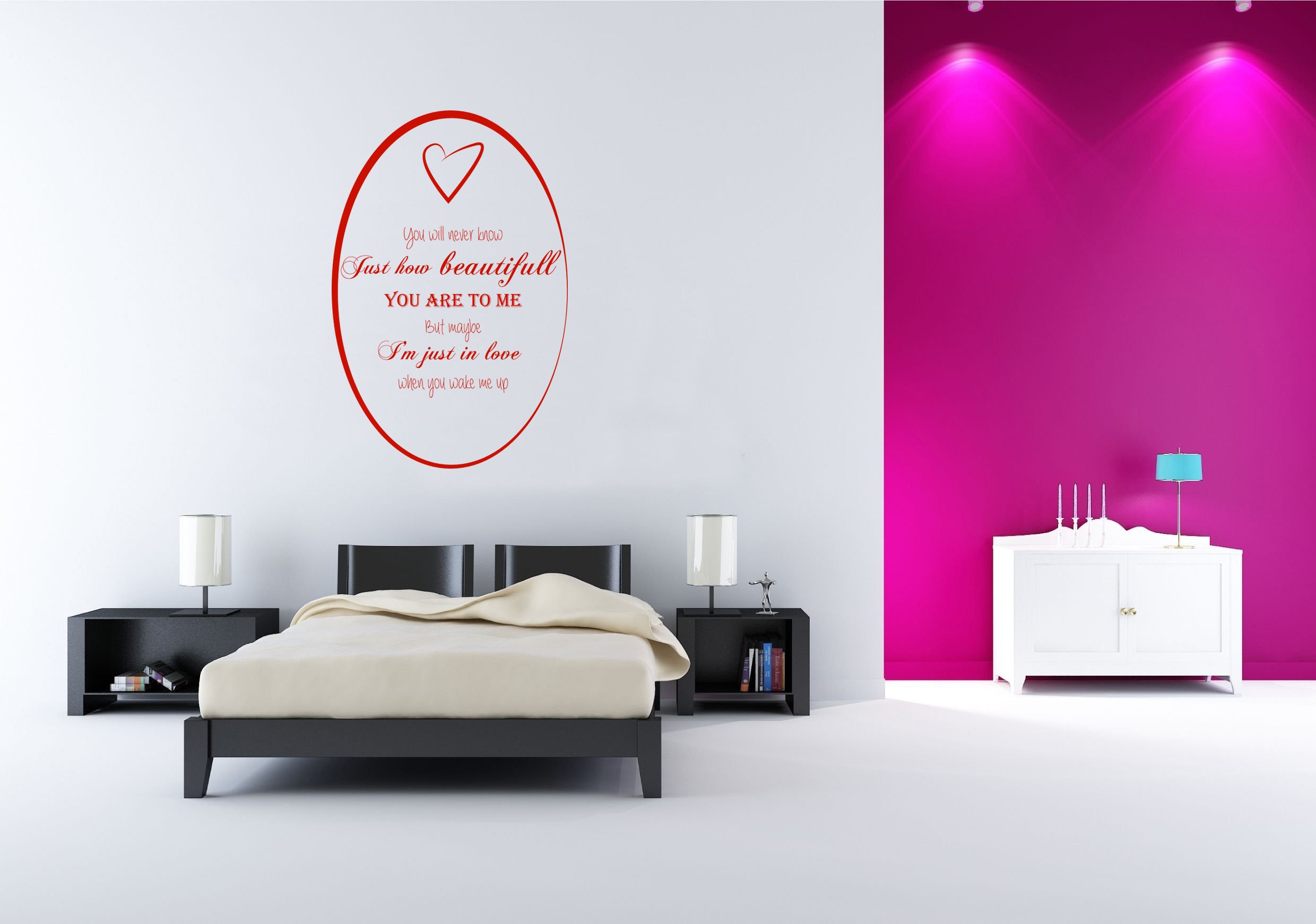 Wake Me Up Inspirational Quotes Wall Sticker Decal SQ101