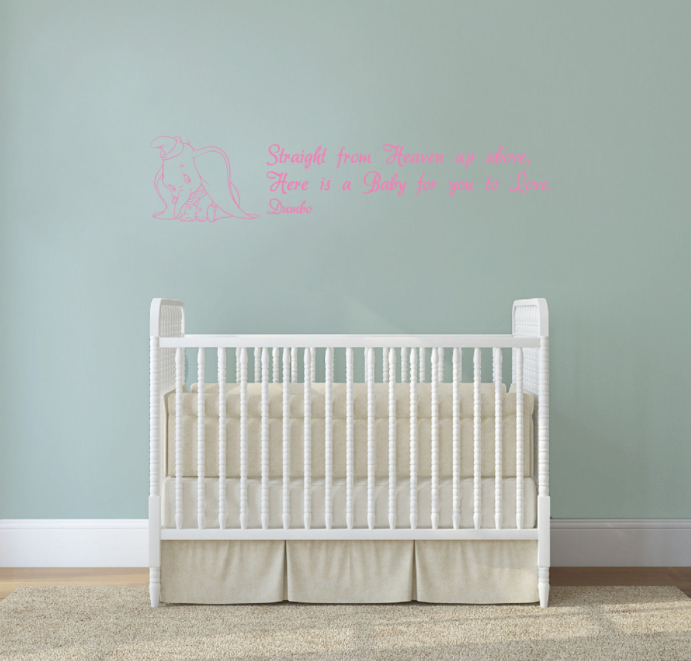 Dumbo Disney Inspirational Citations Wall Sticker Décalque SQ133