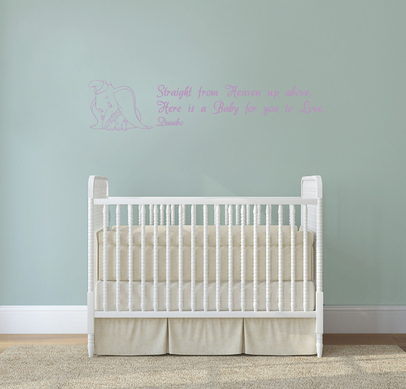 Dumbo Disney Inspirational Citations Wall Sticker Décalque SQ133