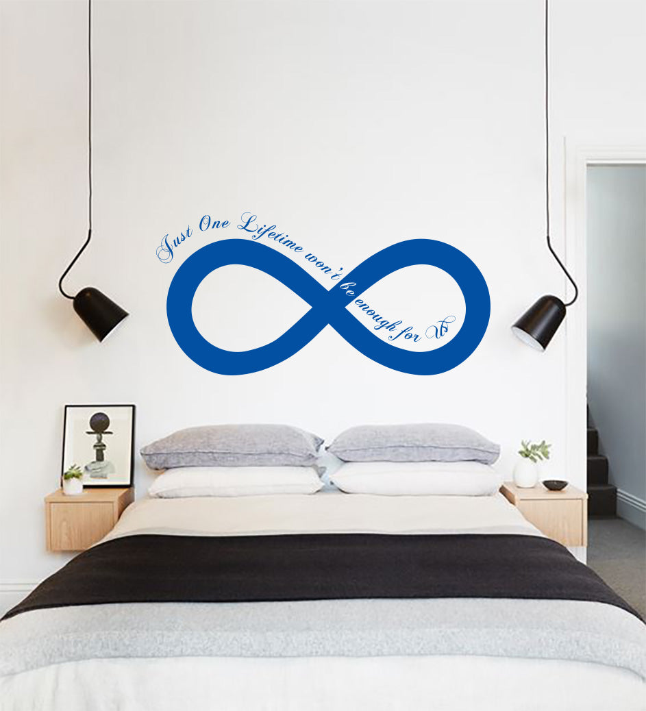 One Lifetime Won’t Be Enough Inspirational Quotes Wall Sticker Décalque SQ147