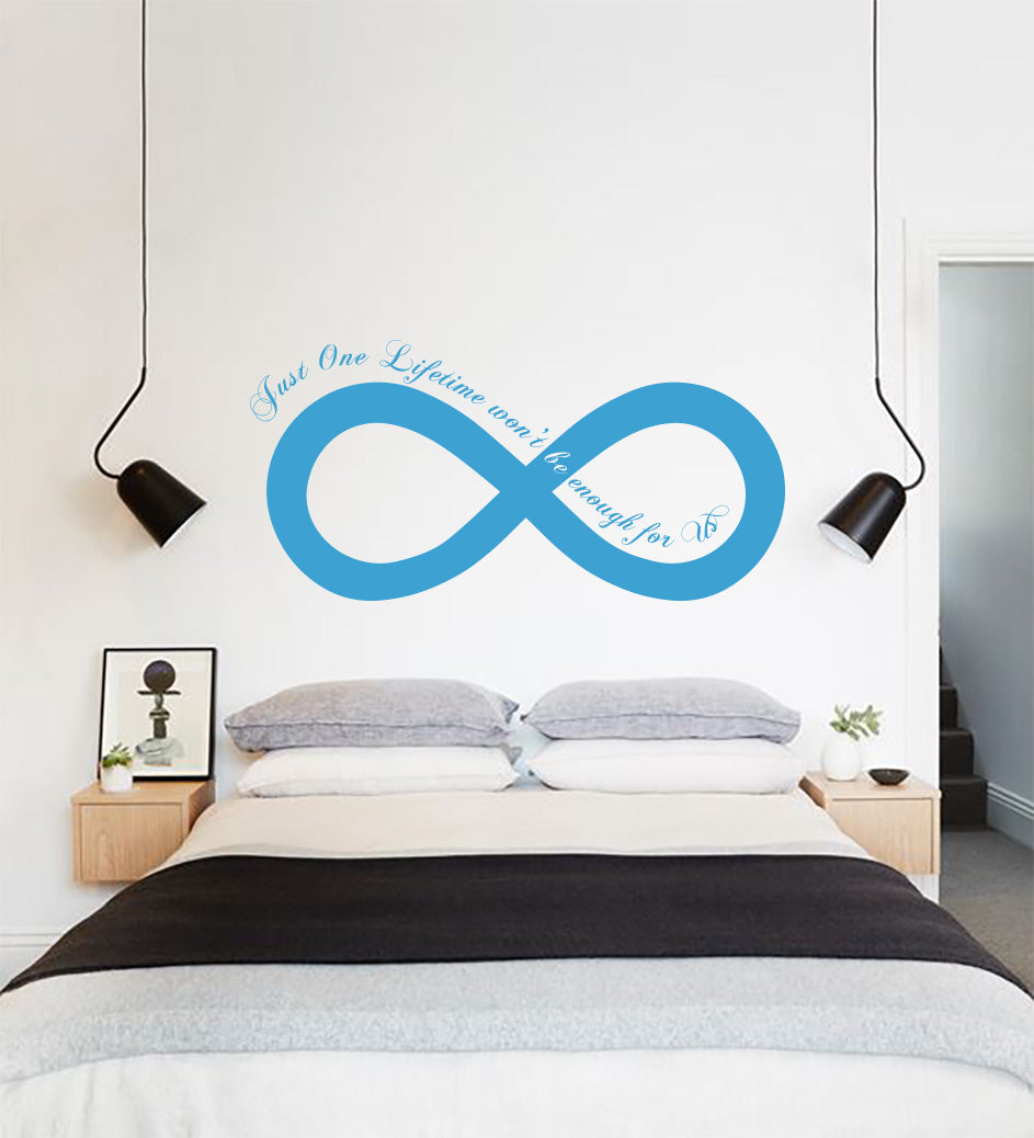 One Lifetime Won’t Be Enough Inspirational Quotes Wall Sticker Décalque SQ147
