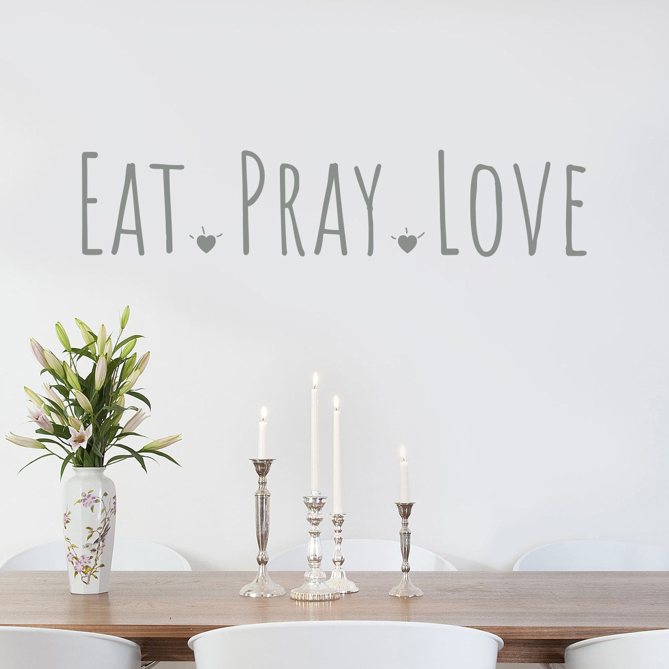 EAT PRAY LOVE Inspirational Quotes Wall Sticker Decal SQ149