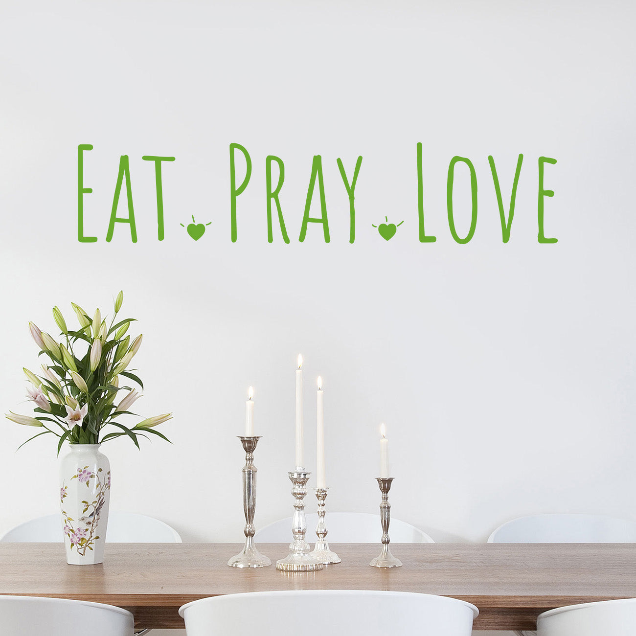 EAT PRAY LOVE Inspirational Quotes Wall Sticker Decal SQ149