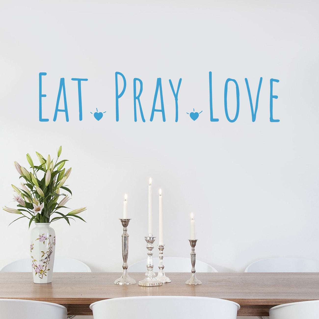 EAT PRAY LOVE Inspirational Quotes Wall Sticker Decal SQ149