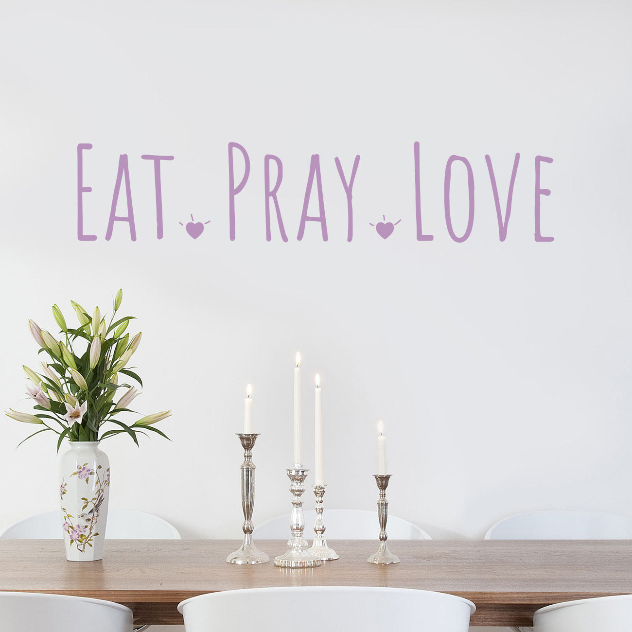 EAT PRAY LOVE Inspirational Quotes Wall Sticker Decal SQ149