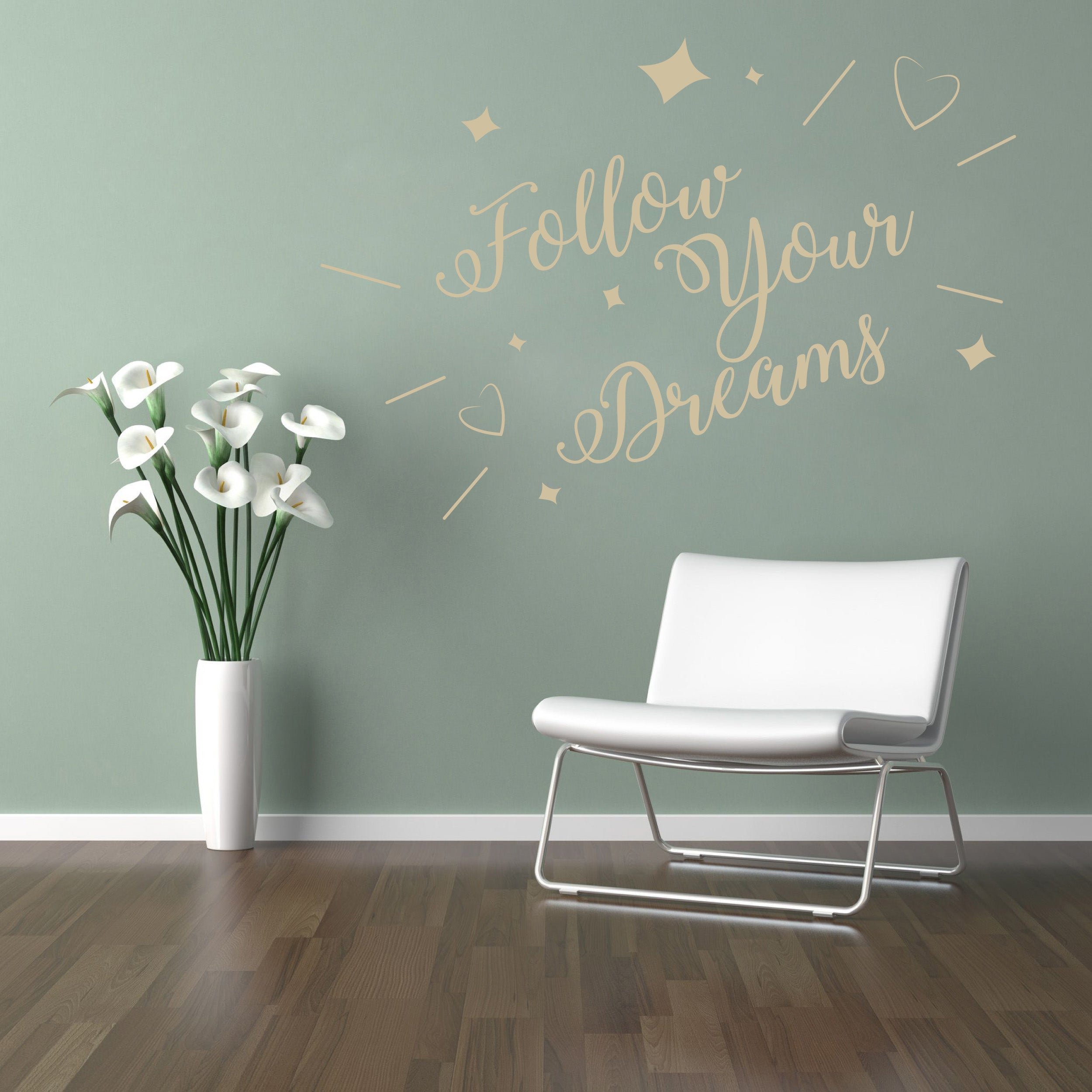 SUIVEZ VOS RÊVES Citations inspirantes Sticker mural autocollant SQ157