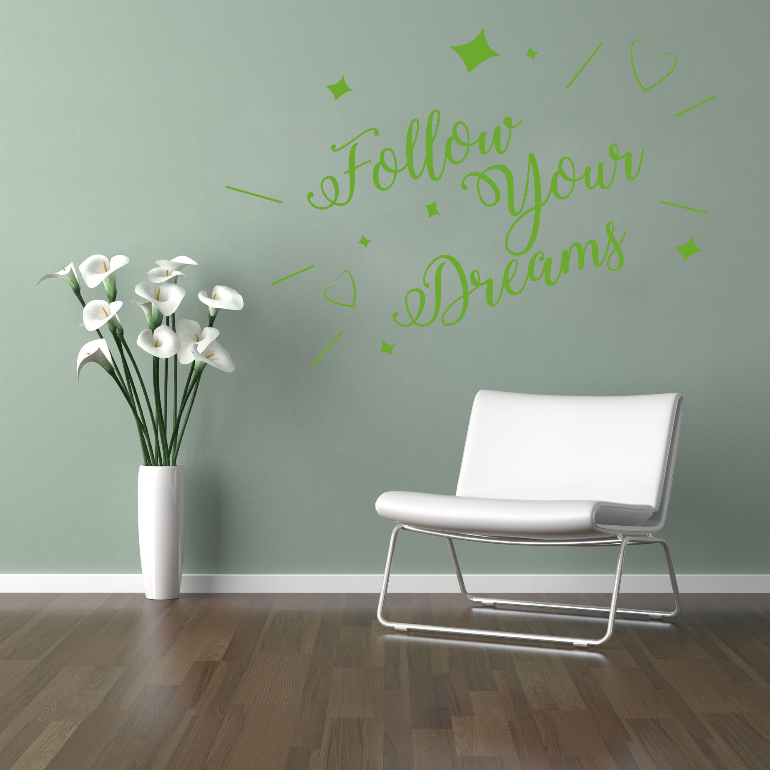 SUIVEZ VOS RÊVES Citations inspirantes Sticker mural autocollant SQ157