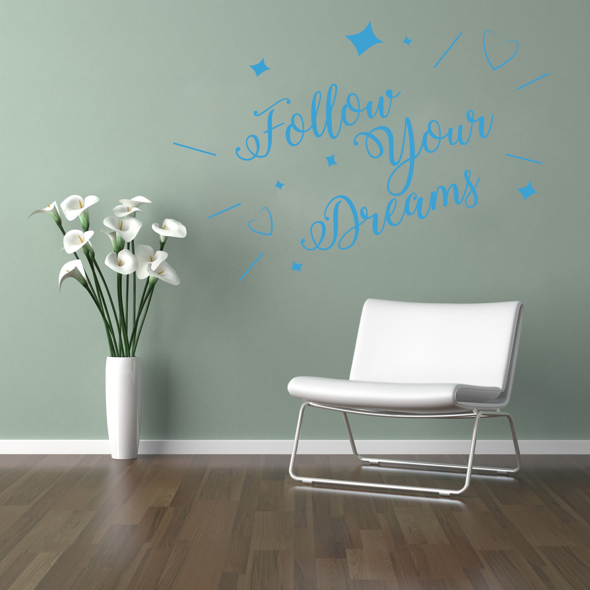SUIVEZ VOS RÊVES Citations inspirantes Sticker mural autocollant SQ157