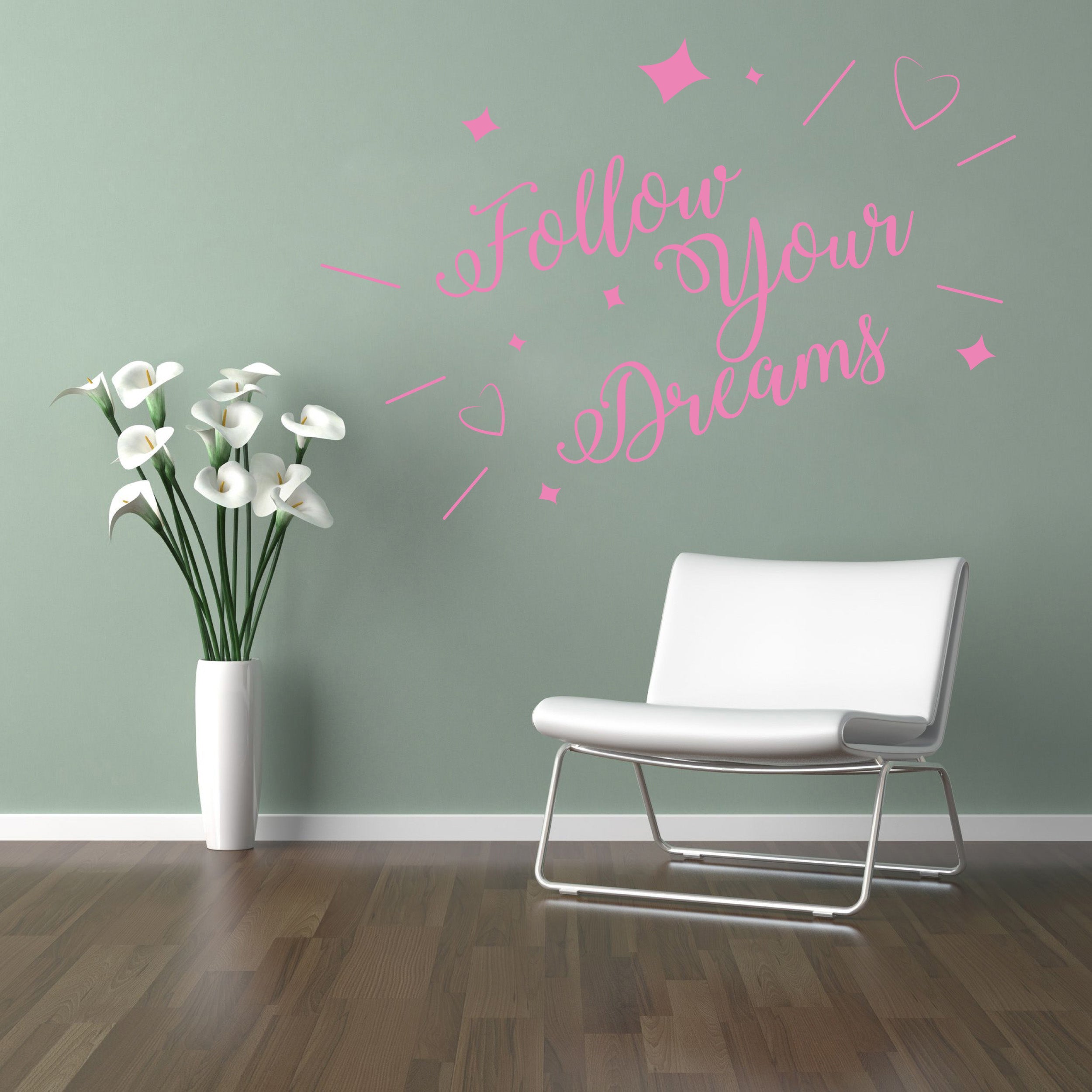 SUIVEZ VOS RÊVES Citations inspirantes Sticker mural autocollant SQ157
