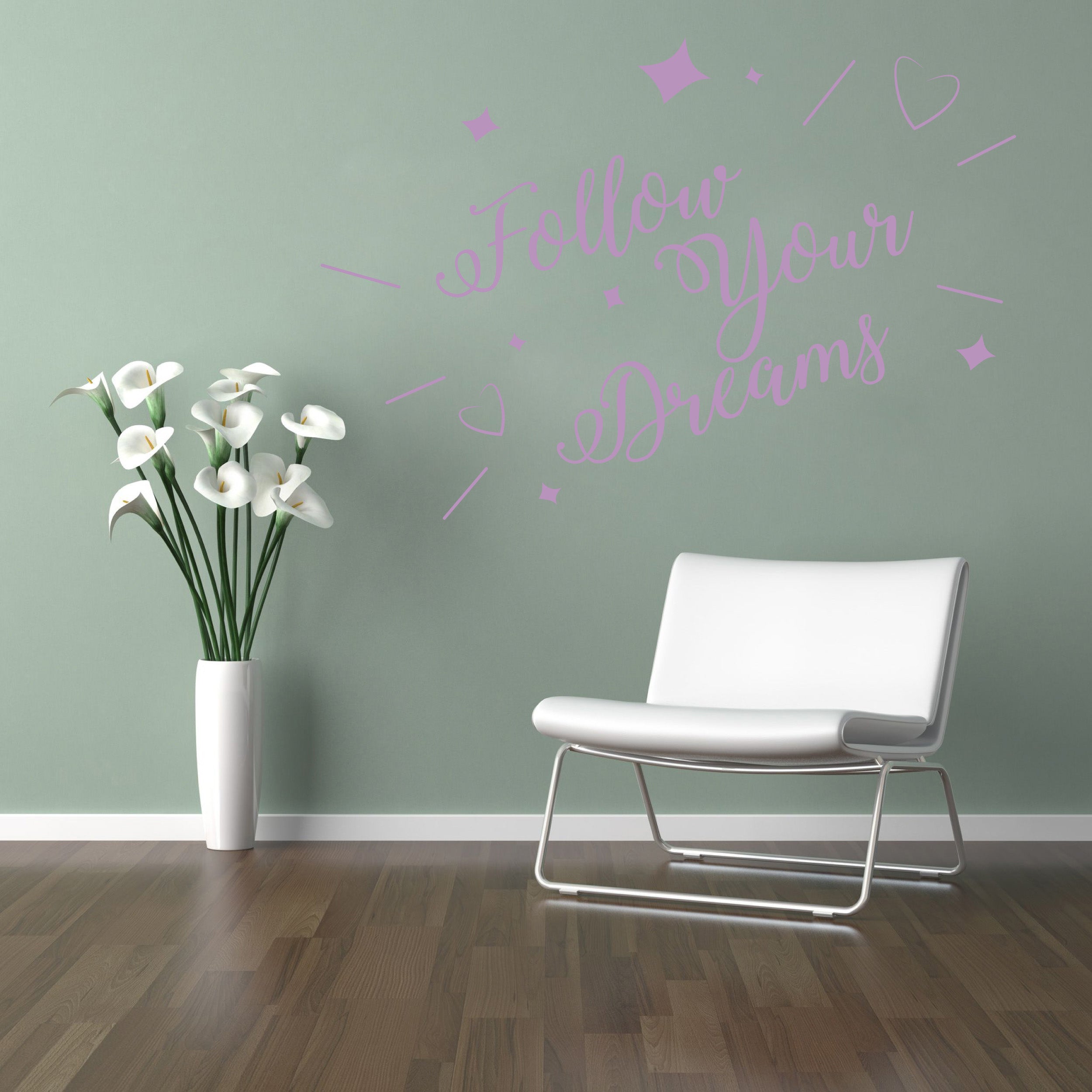 SUIVEZ VOS RÊVES Citations inspirantes Sticker mural autocollant SQ157