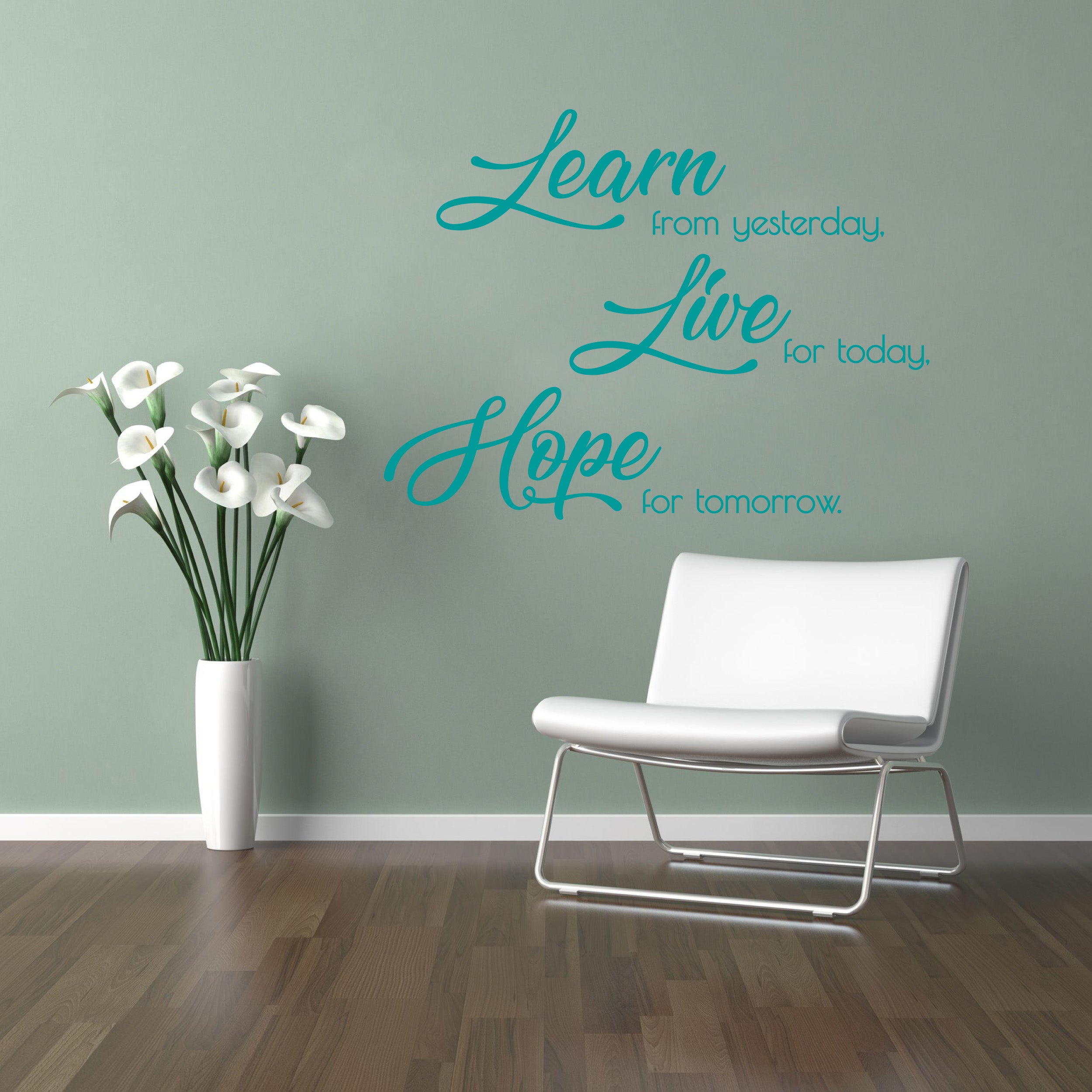 APPRENDRE LIVE HOPE Inspirational Quotes Sticker Mural SQ167