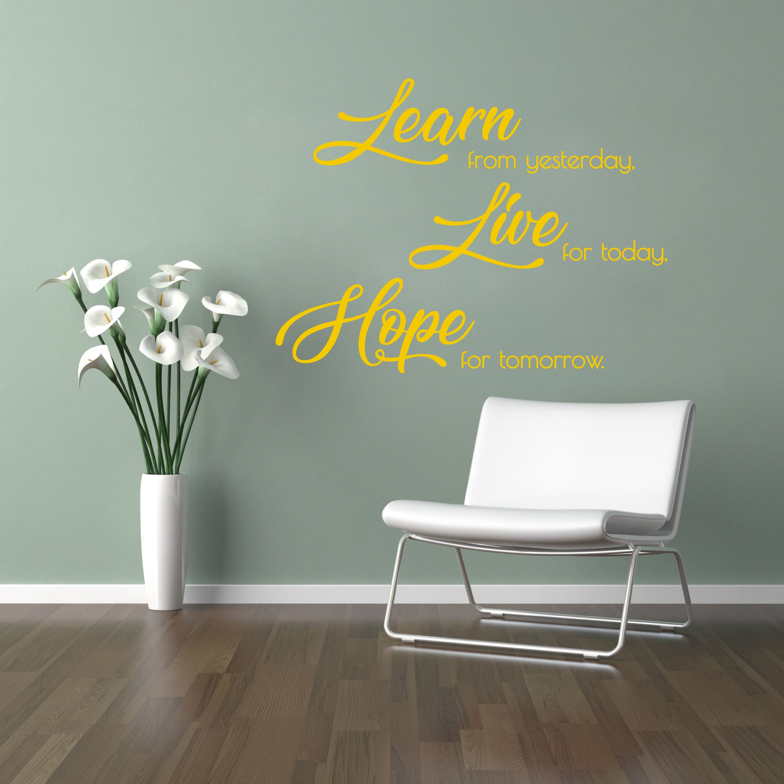 APPRENDRE LIVE HOPE Inspirational Quotes Sticker Mural SQ167