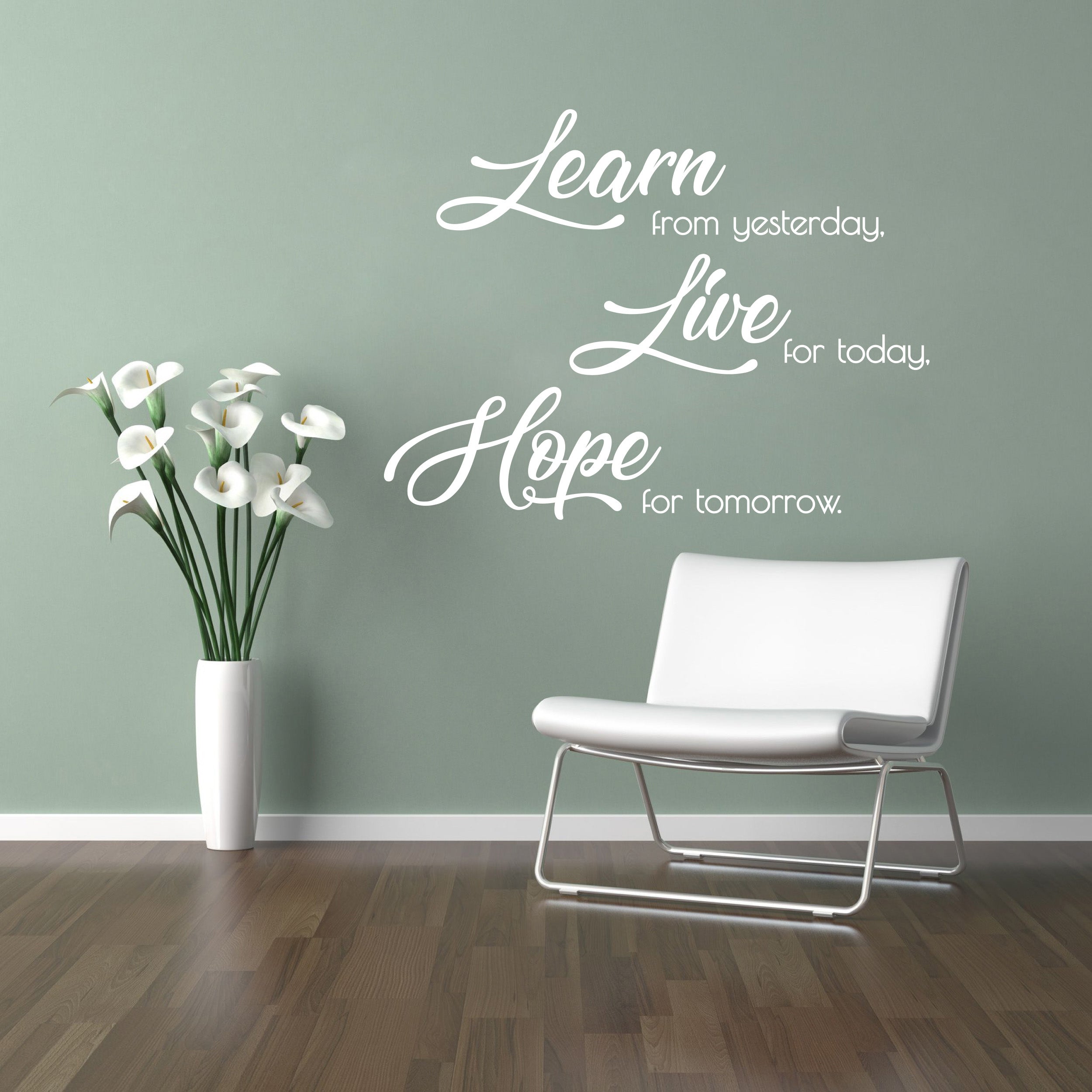 APPRENDRE LIVE HOPE Inspirational Quotes Sticker Mural SQ167