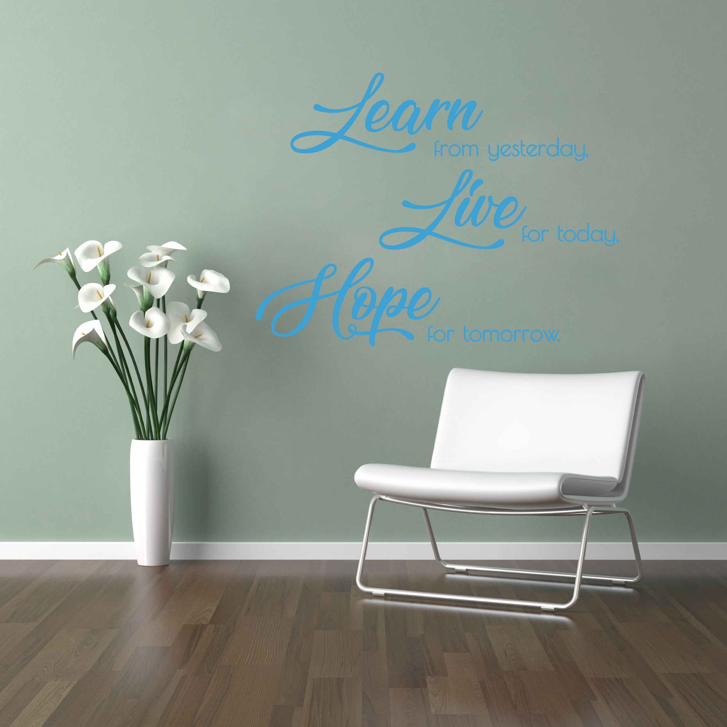 APPRENDRE LIVE HOPE Inspirational Quotes Sticker Mural SQ167
