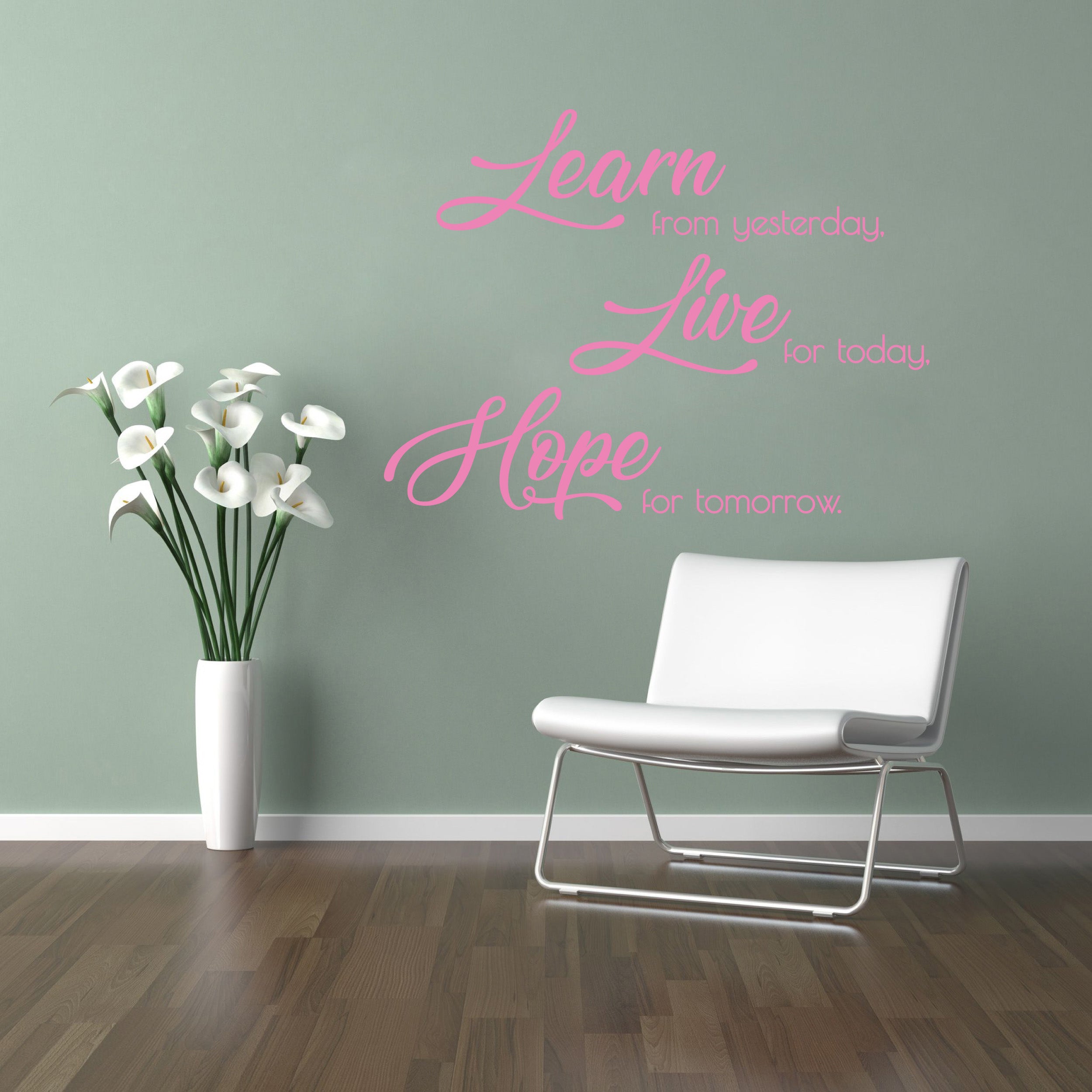 APPRENDRE LIVE HOPE Inspirational Quotes Sticker Mural SQ167
