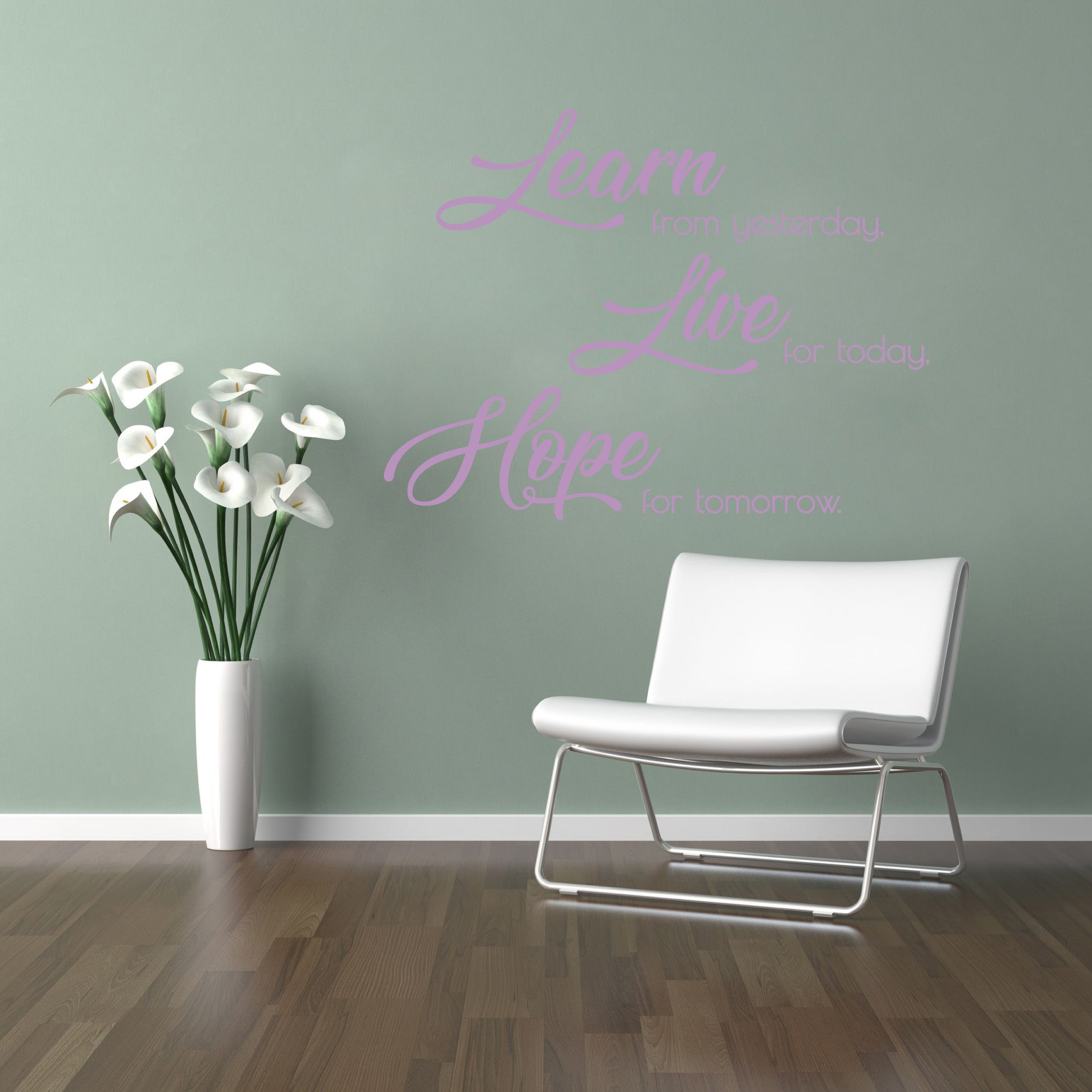 APPRENDRE LIVE HOPE Inspirational Quotes Sticker Mural SQ167