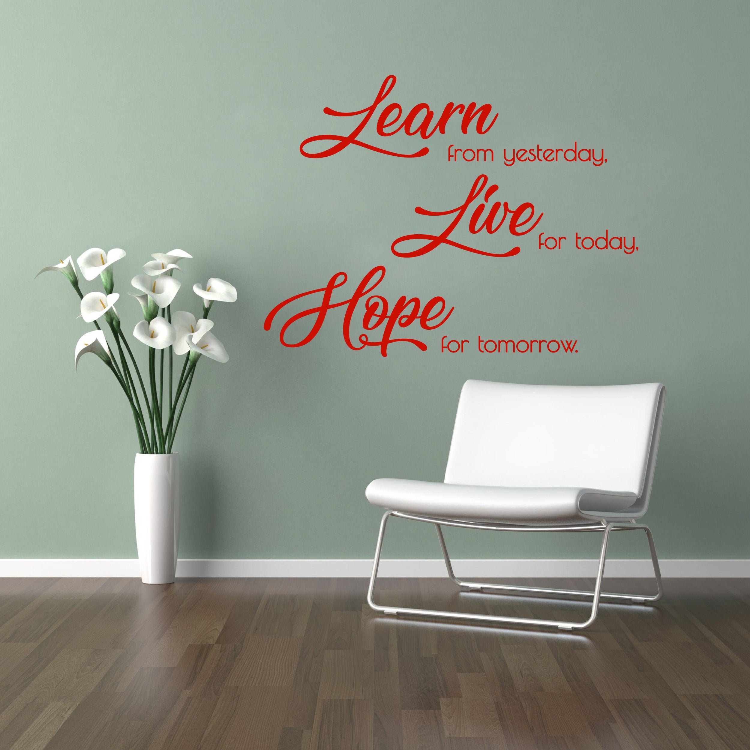 APPRENDRE LIVE HOPE Inspirational Quotes Sticker Mural SQ167