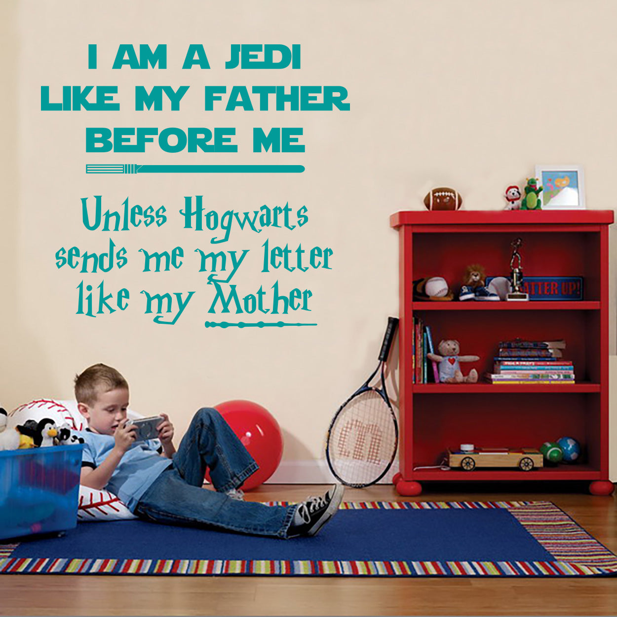 Harry Potter Star Wars Lettering Quotes Wall Sticker Decal SQ175