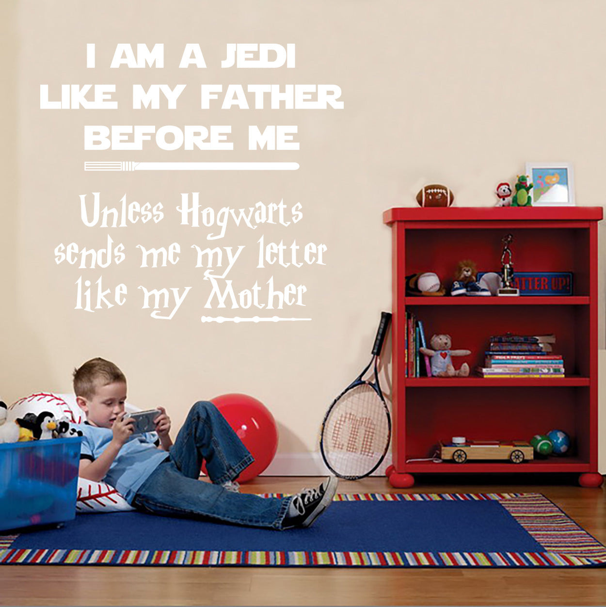 Harry Potter Star Wars Lettering Quotes Wall Sticker Decal SQ175