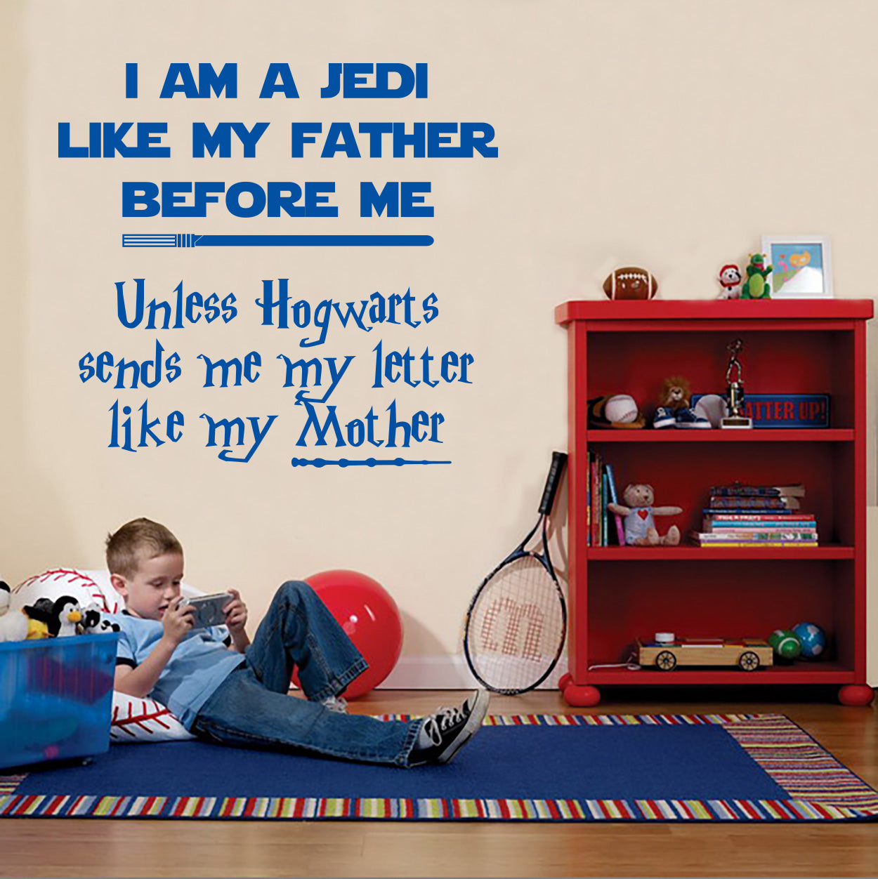 Harry Potter Star Wars Lettering Quotes Wall Sticker Decal SQ175