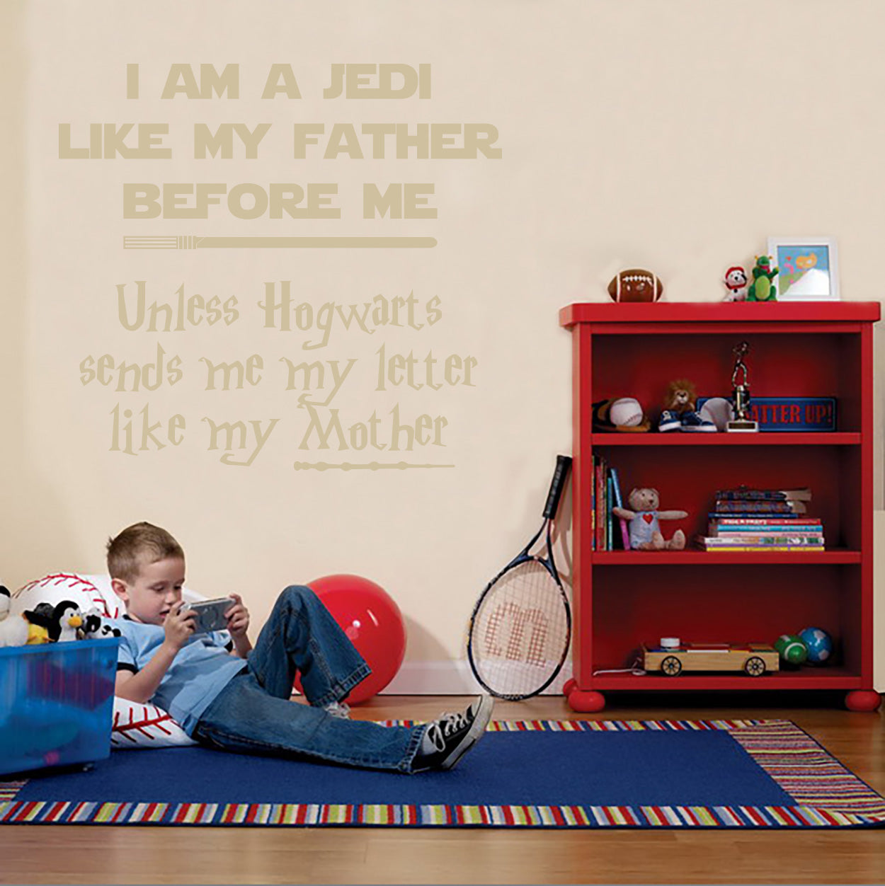 Harry Potter Star Wars Lettering Quotes Wall Sticker Decal SQ175