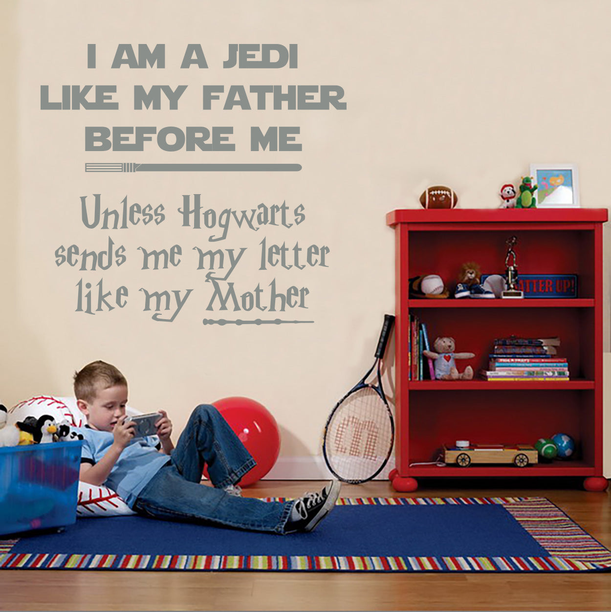 Harry Potter Star Wars Lettering Quotes Wall Sticker Decal SQ175