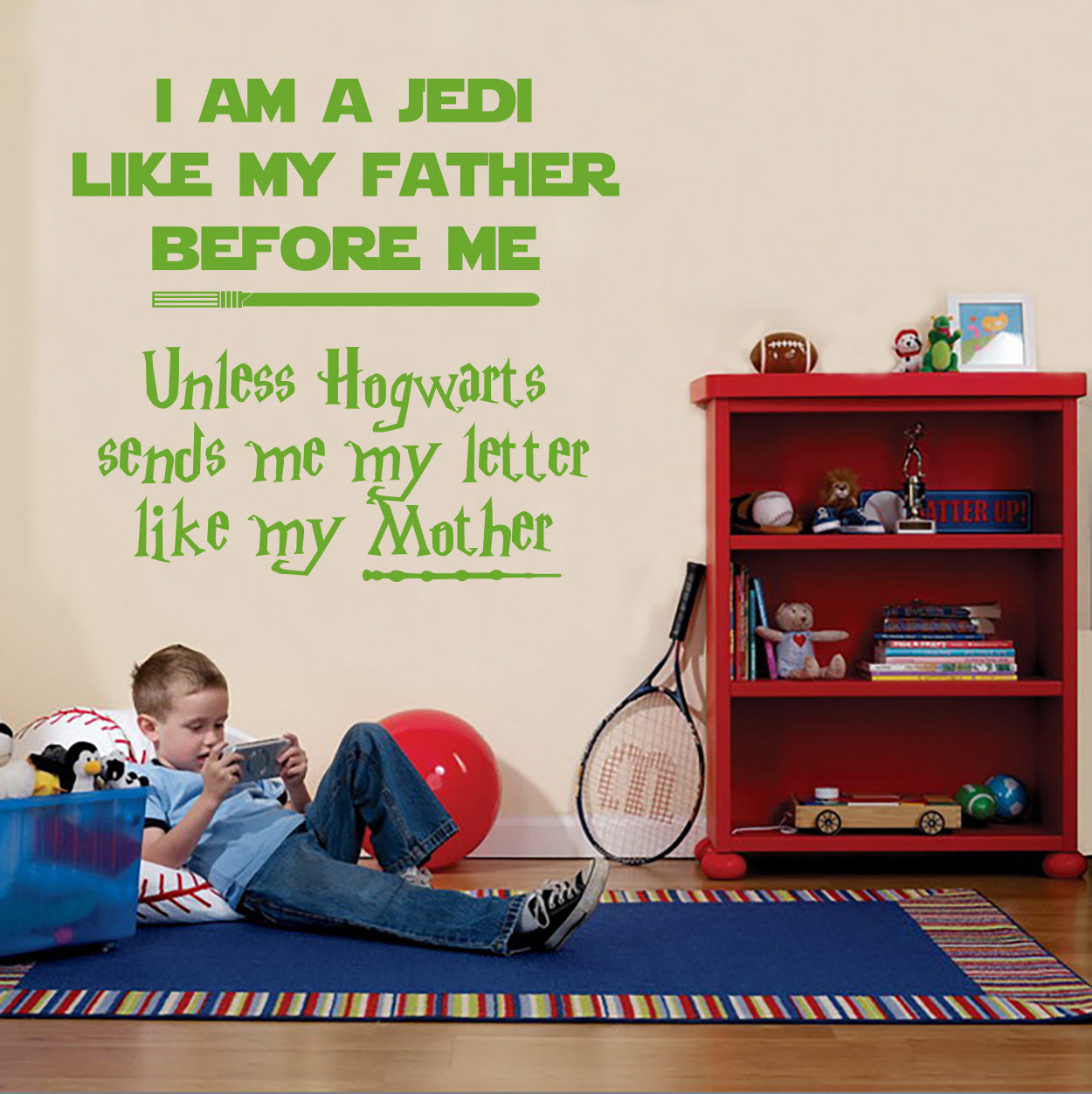 Harry Potter Star Wars Lettering Quotes Wall Sticker Decal SQ175