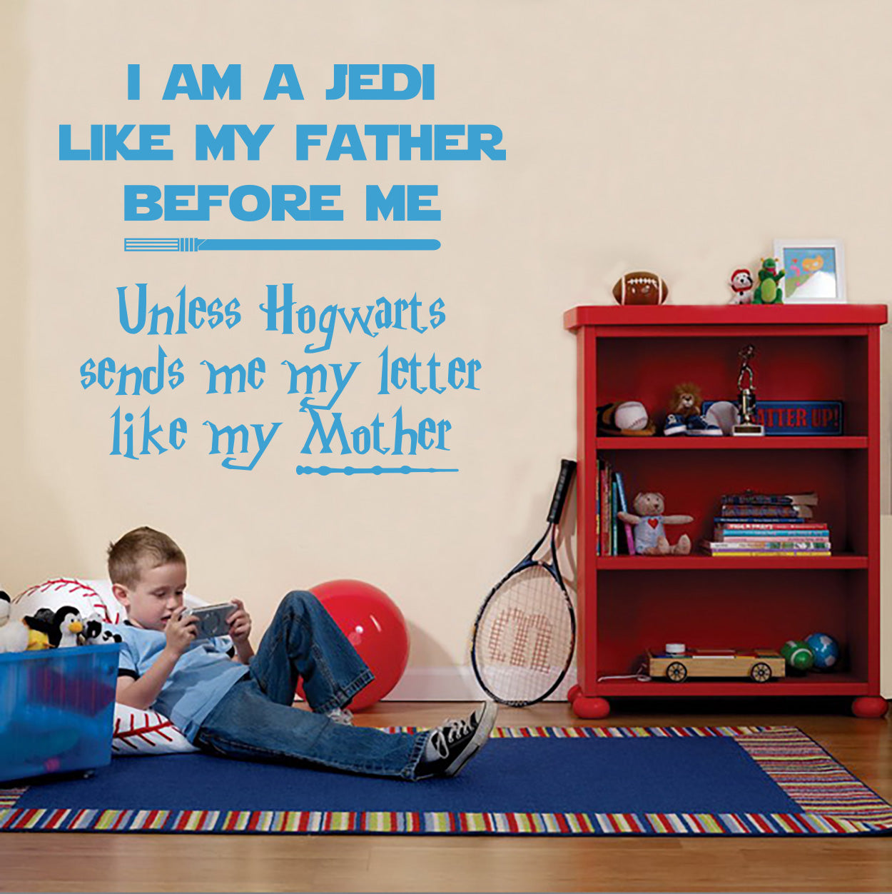 Harry Potter Star Wars Lettering Quotes Wall Sticker Decal SQ175