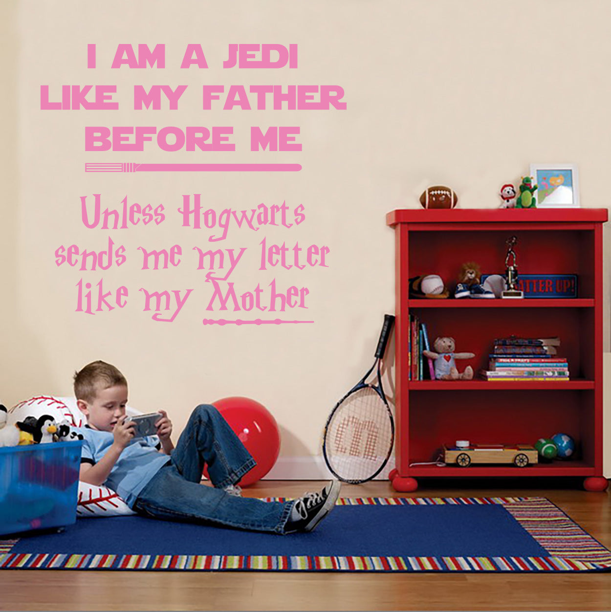 Harry Potter Star Wars Lettering Quotes Wall Sticker Decal SQ175
