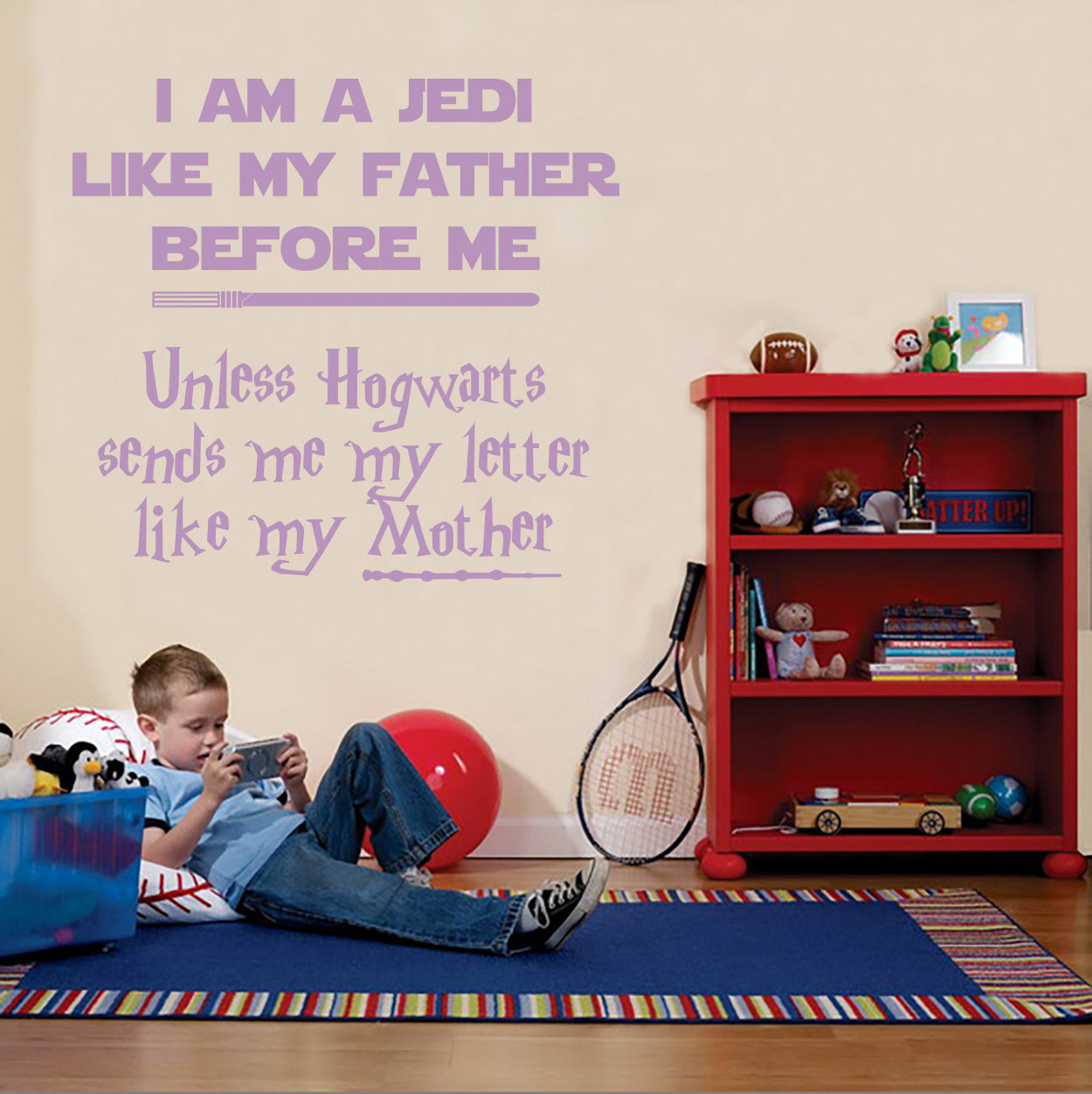 Harry Potter Star Wars Lettering Quotes Wall Sticker Decal SQ175