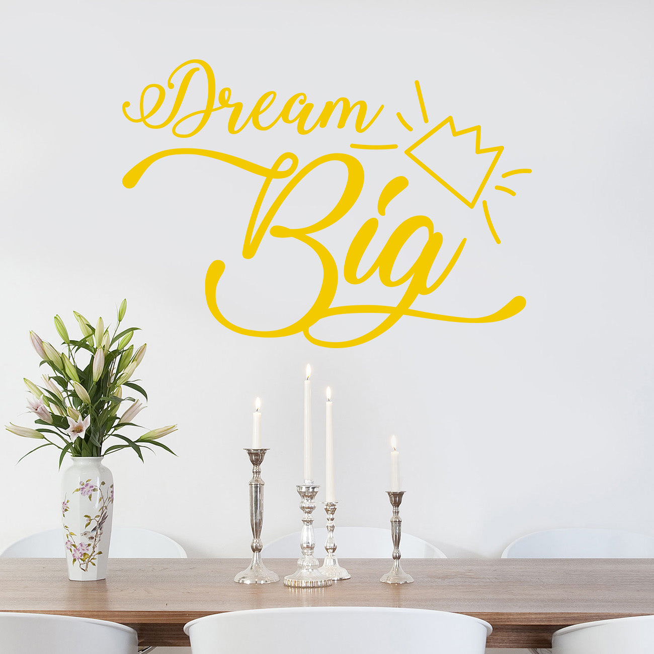 DREAM BIG Inspirational Quotes Wall Sticker Decal SQ177