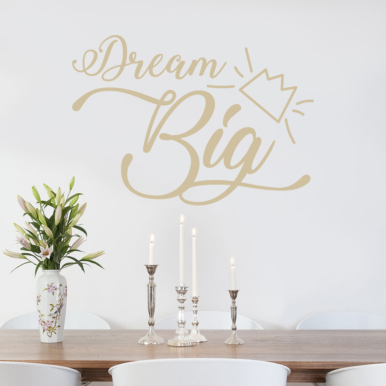 DREAM BIG Inspirational Quotes Wall Sticker Decal SQ177