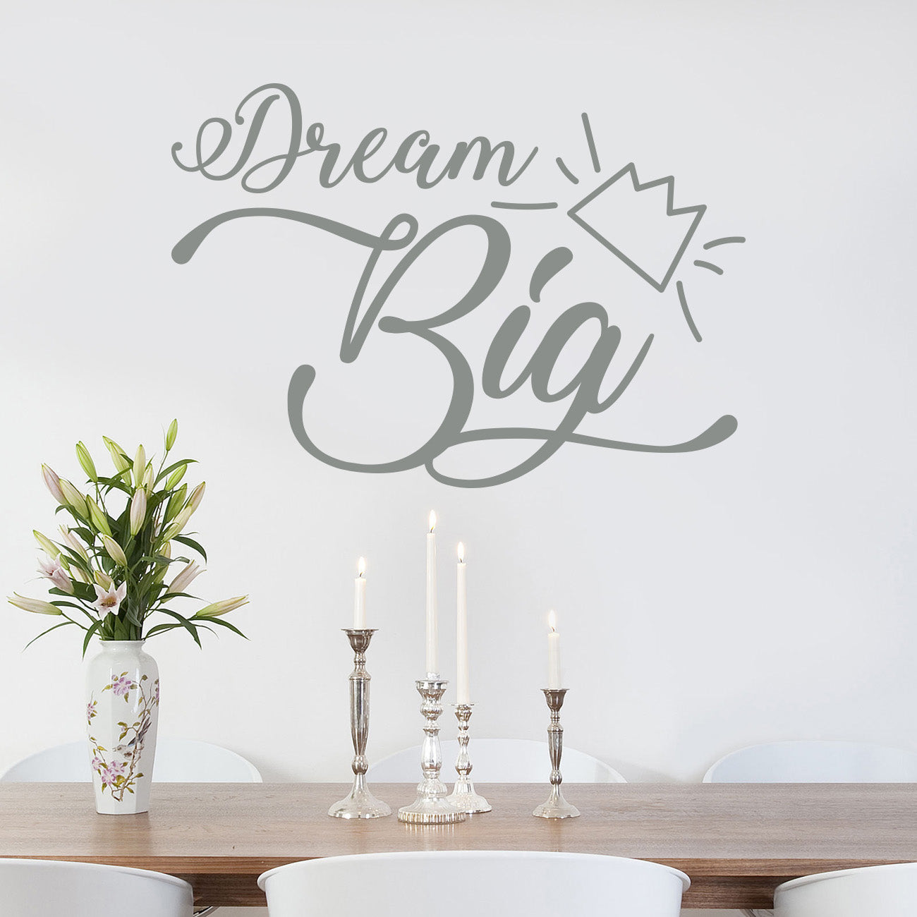 DREAM BIG Inspirational Quotes Wall Sticker Decal SQ177