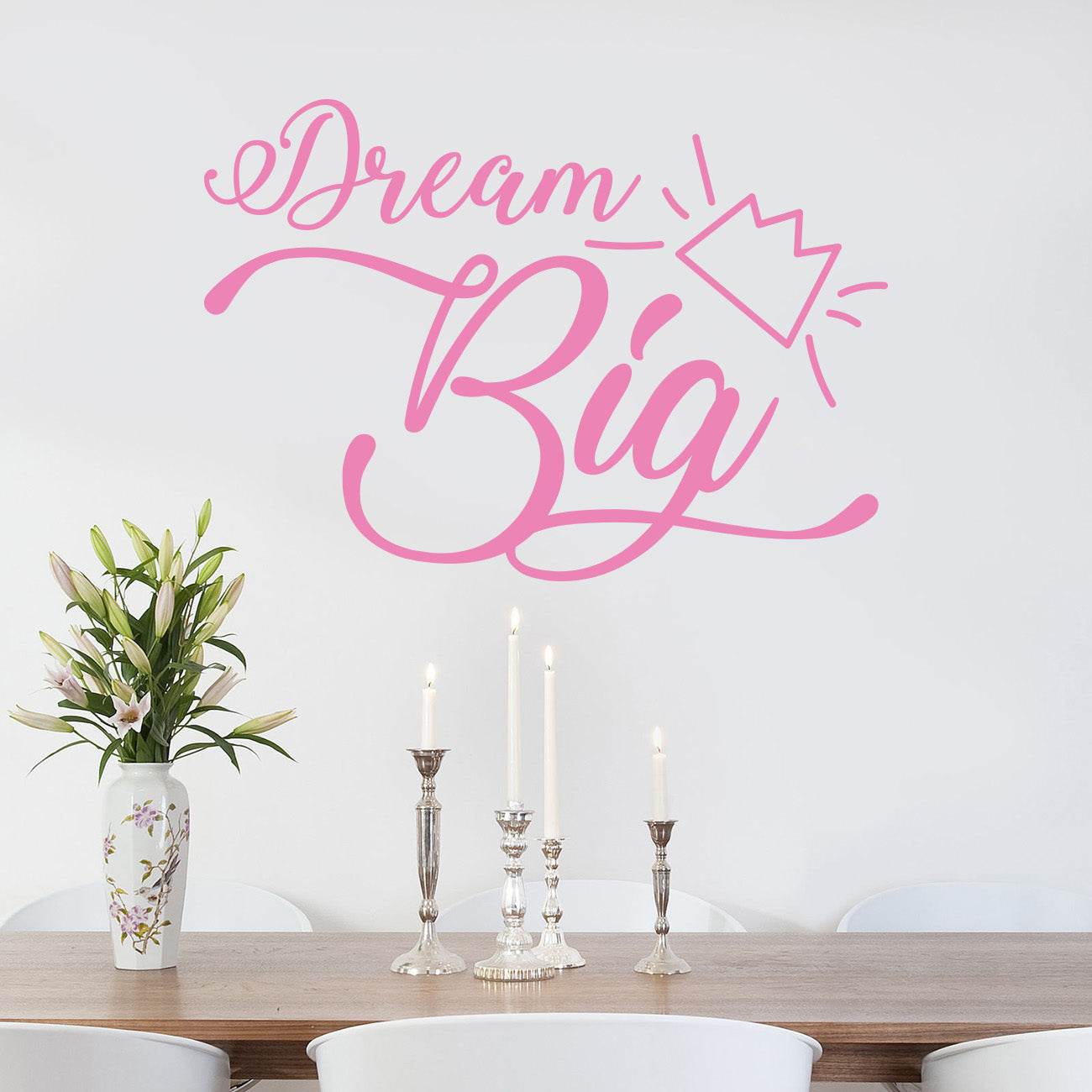 DREAM BIG Inspirational Quotes Wall Sticker Decal SQ177