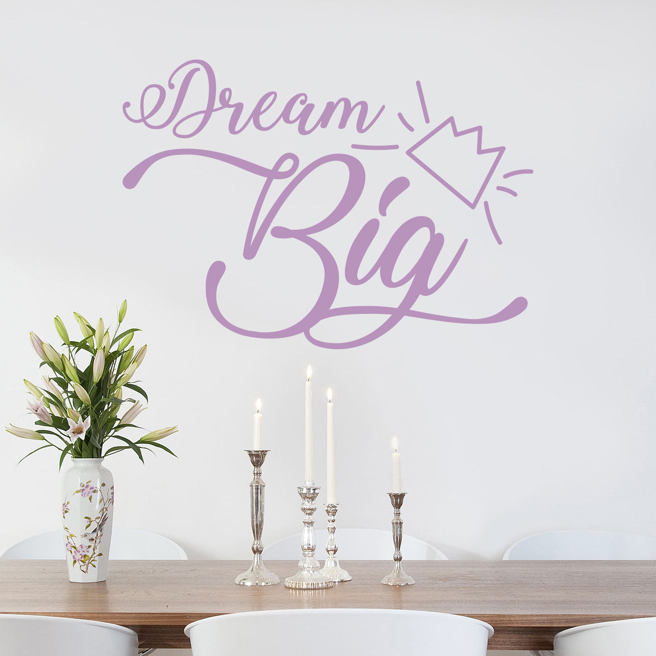 DREAM BIG Inspirational Quotes Wall Sticker Decal SQ177