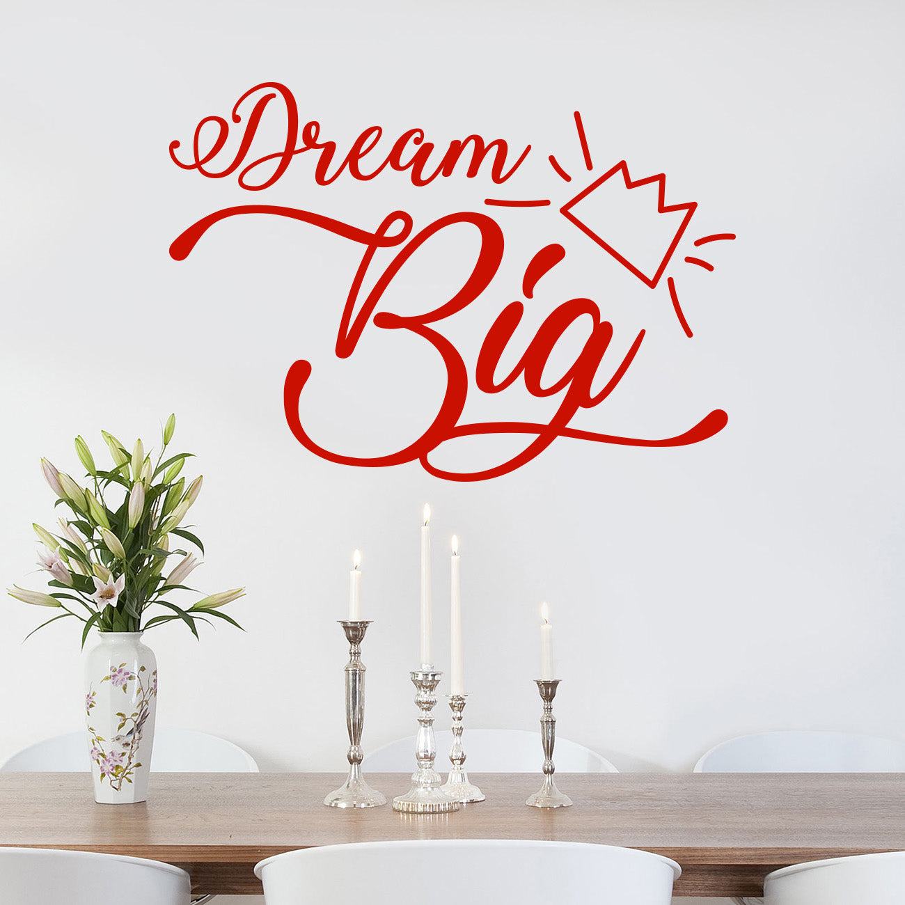 DREAM BIG Inspirational Quotes Wall Sticker Decal SQ177