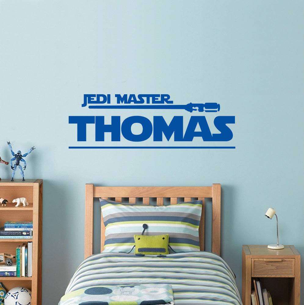 Personalized Star Wars Custom Name Wall Sticker Decal Stencil Silhouette SQ178
