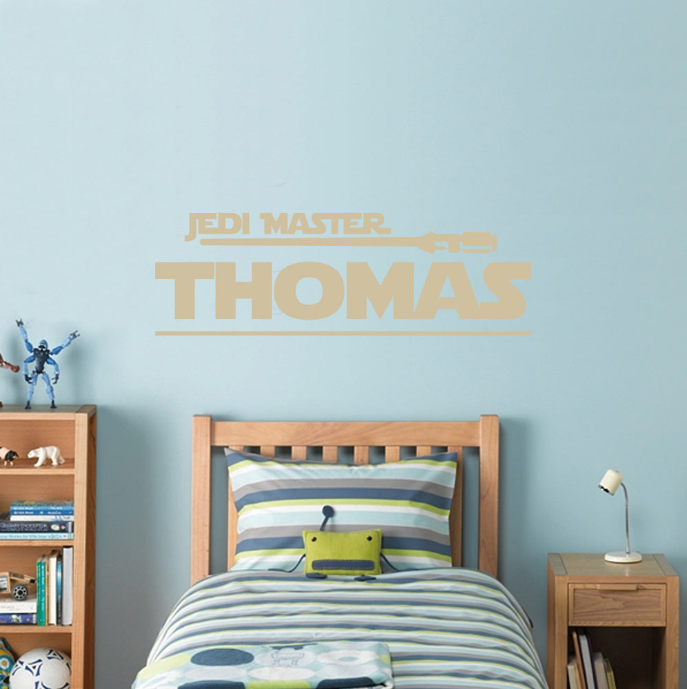 Personalized Star Wars Custom Name Wall Sticker Decal Stencil Silhouette SQ178