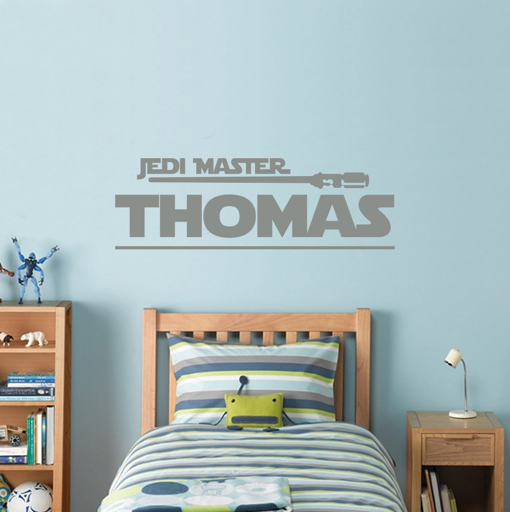 Personalized Star Wars Custom Name Wall Sticker Decal Stencil Silhouette SQ178