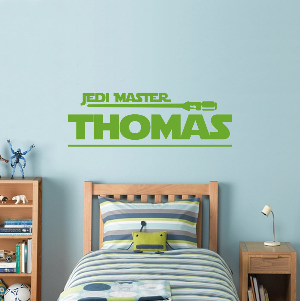 Personalized Star Wars Custom Name Wall Sticker Decal Stencil Silhouette SQ178