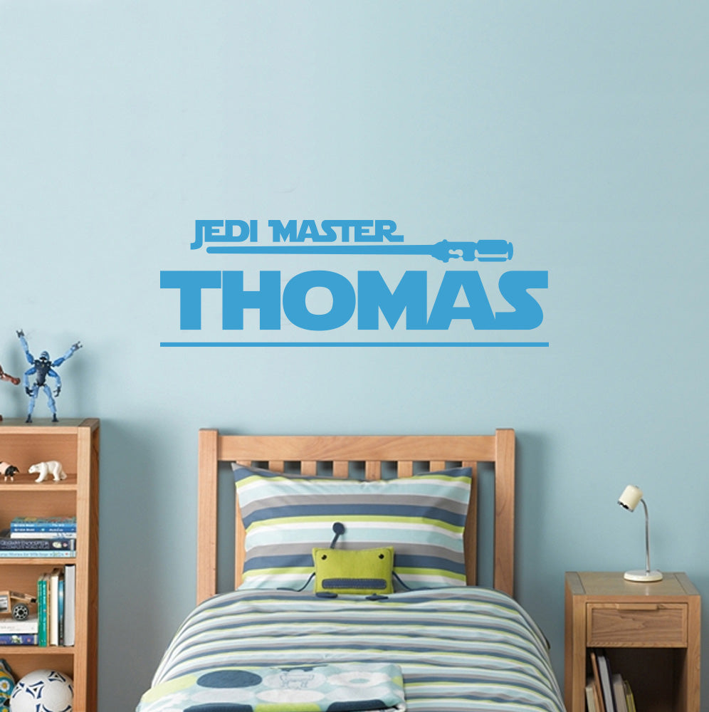 Personalized Star Wars Custom Name Wall Sticker Decal Stencil Silhouette SQ178