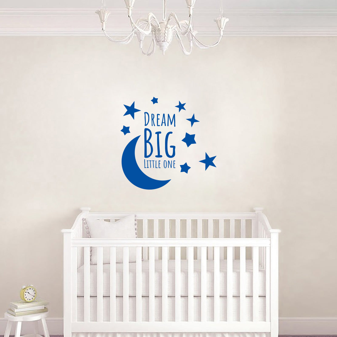 DREAM BIG LITTLE ONE Inspirational Citations Wall Sticker Décalque SQ186